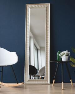 Specchio da parete dorato 51 x 141 cm con cornice sintetica moderno stile glam soggiorno camera da letto Beliani