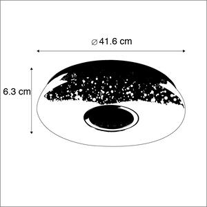 Plafoniera tonda bianca stellata 41,6cm LED 1427LM - JONA