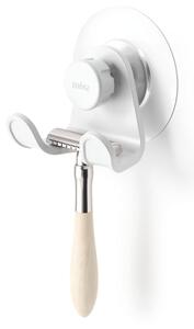 Gancio bianco autoportante in plastica riciclata Flex Adhesive - Umbra