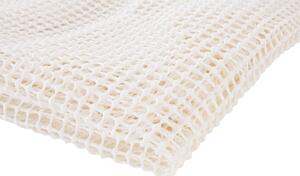 Tappetino antiscivolo per tappetino antiscivolo bianco 150 x 190 cm tagliabile Beliani