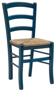 Set di 2 sedie CENISIA in legno massello blu