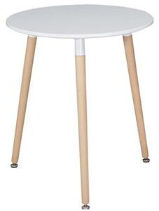 Tavolo MAIORCA rotondo bianco tre gambe 80×80 cm