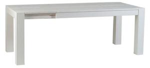 Tavolo NAVIGLI abete bianco spazzolato allungabile 140×90 cm – 220×90 cm