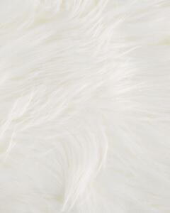 Tappeto in Tappeto finta pelle di montone bianco 53 x 88 cm alto pelo rustico Beliani