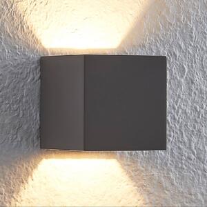 Lindby Quaso applique LED di cemento, grigio