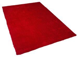 Tappeto shaggy rosso 200 x 300 cm moderno tappeto trapuntato a Pelo Lungo Beliani
