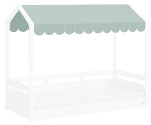 Tenda da letto a tetto piano Montessori (verde)