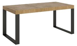 Tavolo Allungabile 180-284x90x77 cm Tecno Quercia Naturale