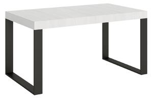 Tavolo Allungabile 160-264x90x77 cm Tecno Bianco Frassino