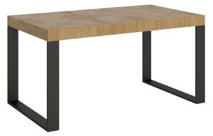 Tavolo Allungabile 160-264x90x77 cm Tecno Quercia Naturale