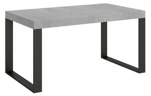 Tavolo Allungabile 160-264x90x77 cm Tecno Cemento