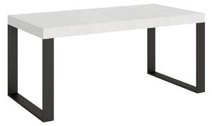 Tavolo Allungabile 180-284x90x77 cm Tecno Bianco Frassino