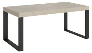 Tavolo Allungabile 180-284x90x77 cm Tecno Cashmere Gambe Antracite
