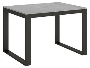 Tavolo Allungabile 120-224x90x80 cm Tecno Evolution Cemento