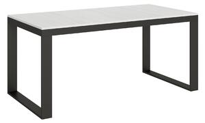 Tavolo Allungabile 180-284x90x80 cm Tecno Evolution Bianco Frassino
