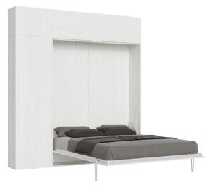 Letto Matrimoniale a Scomparsa Salvaspazio Kentaro H250 cm Bianco