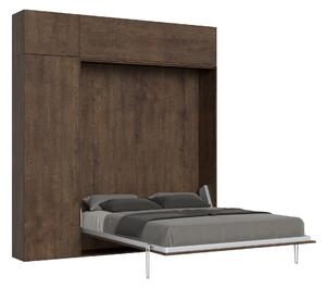 Letto Matrimoniale a Scomparsa Salvaspazio Kentaro H250 cm Marrone