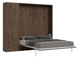 Letto Matrimoniale a Scomparsa Salvaspazio Kentaro H210 cm Marrone