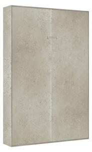 Letto Matrimoniale Francese a Scomparsa Salvaspazio Kentaro H210,5 Cashmere Grigio