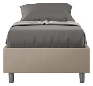 Letto Singolo Sommier 80x200 cm Senza Rete Azelia Tortora