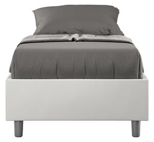 Letto Singolo Sommier 80x190 cm Senza Rete Azelia Bianco