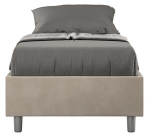 Letto Singolo Sommier 80x200 cm Senza Rete Azelia Sabbia