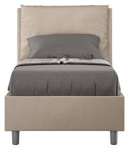 Letto Singolo 80x200 cm Senza Rete Antea Tortora