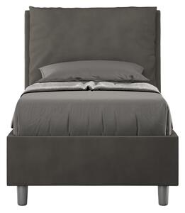 Letto Singolo 80x200 cm Senza Rete Antea Grigio