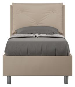 Letto Singolo 80x200 cm Senza Rete Appia Tortora