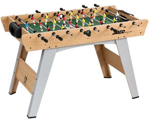SPORTNOW Calcio Balilla, Tavolo 121 Cm, 22 Giocatori, Segnapunti Manuali, Legno Naturale | Aosom Italy