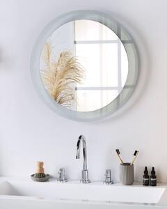Moderno Specchio da Bagno Rotondo con Luci LED ø 58 cm soggiorno Beliani