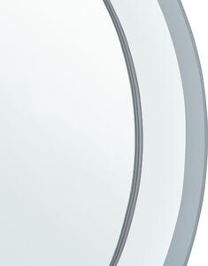 Moderno Specchio da Bagno Rotondo con Luci LED ø 58 cm soggiorno Beliani