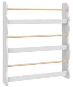 AIYAPLAY Libreria Montessoriana per Bambini 3-8 Anni a 3 Ripiani, 60x15x73 cm, per Cameretta, Bianco | Aosom Italy