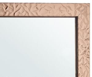 Specchio da terra con cornice rame 40 x 140 cm in stile moderno Beliani