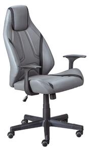 Sedia girevole Inter Link Lysander grigio, nero
