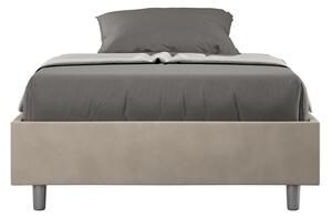 Letto Matrimoniale Francese Sommier 140x200 cm con Rete Azelia Sabbia