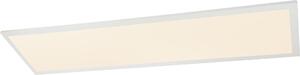 Lampada da soffitto Globo Lighting, alluminio bianco, diffusore in acrilico opaco bianco, dimensioni: 800x200x55 mm, include LED 40W 230V, flusso luminoso: 4650 lm, emissione luminosa: 2700 lm, temperatura di colore: 3000K