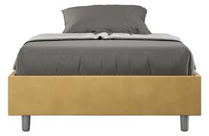 Letto Matrimoniale Francese Sommier 150x200 cm Senza Rete Azelia Ocra
