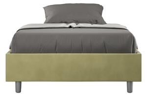 Letto Matrimoniale Francese Sommier 140x200 cm Senza Rete Azelia Tè Verde