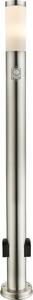 Globo Lighting luce per esterni in acciaio inox, 1x E27