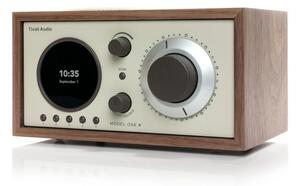 TivoliAudio Model One+ Walnut/Beige Radio DAB/DAB+ FM Bluetooth Aux Orologio Sveglia
