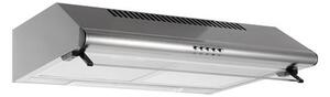 GlemGas GHC631IX Inox Cappa Sottopensile 60cm Aspirazione 230mc/h Filtri Metallici e Carbone