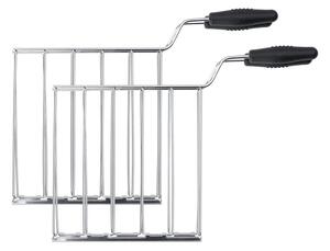 Smeg TSSR01 Inox Coppia Pinze per Tostapane 2 Fette 50's Style