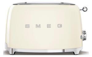 Smeg TSF01CREU Panna Lucido 50's Style Tostapane 2x2 Fette:2 Scomparti:2 AutoEspulsione Cassettino