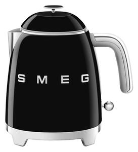 Smeg KLF05BLEU Nero Lucido 50's Style Mini Bollitore 0,8 litri 3 Tazze AutoOFF 100°C
