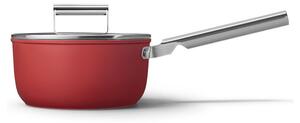 Smeg CKFS2011RDM Rosso 50's Style Cookware Casseruola 1 Manico 20cm 2,8L Antiaderente Coperchio