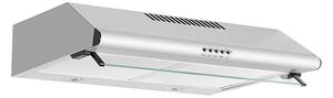 GlemGas GHC640IX Inox Cappa Sottopensile 60cm Aspirazione 345mc/h 2 Motori Filtri Metallici Carbone