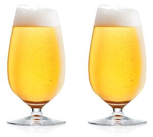 Eva Solo Bicchiere da Birra 2pz 35cl Vetro Soffiato a Bocca Bordo Angolato