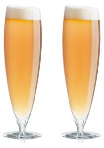 Eva Solo Bicchiere da Birra 2pz 50cl Vetro Soffiato a Bocca Bordo Angolato
