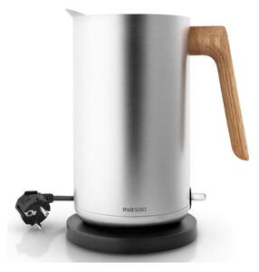 Eva Solo Bollitore Elettrico Nordic Kitchen 1.5L Acciaio Inossidabile Manico Rovere Oliato